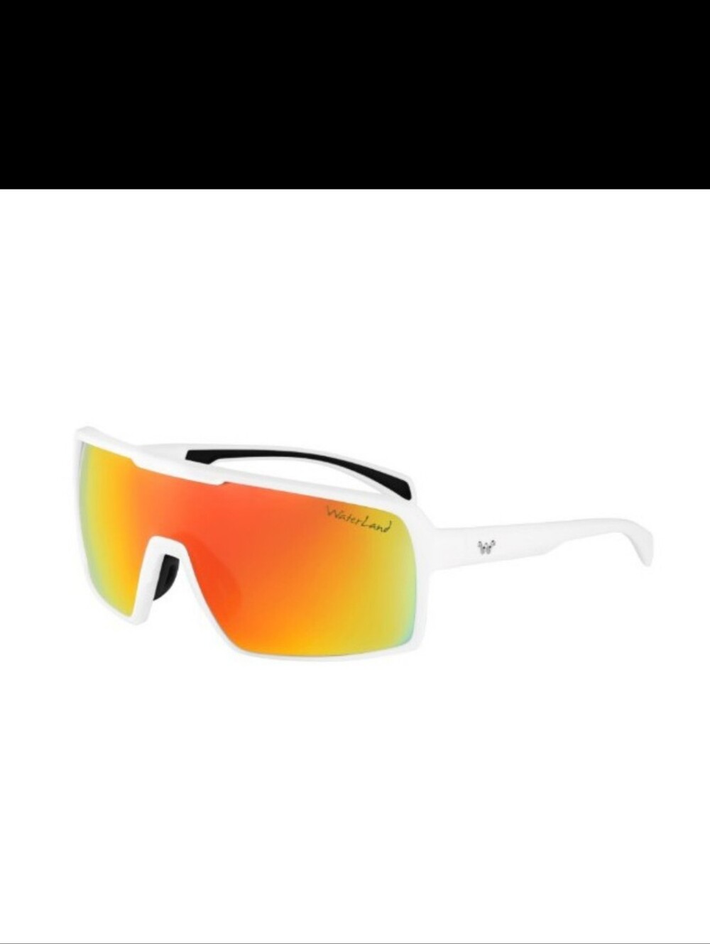 6th Sense Waterland Catchem Matte White Orange Mirror Sunglasses NIB